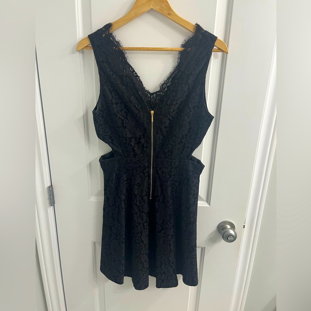 Marciano Black Lace Mini Dress